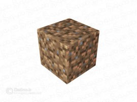 بلوک مغناطیسی ماینکرافت طرح زمین خاکی سه عددی 19375