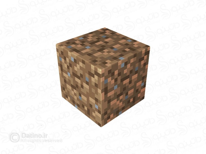 عکس بلوک مغناطیسی ماینکرافت طرح زمین خاکی سه عددی 19375 - انواع مدل بلوک مغناطیسی ماینکرافت طرح زمین خاکی سه عددی 19375
