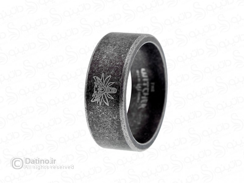 عکس حلقه مردانه گرالت ویچر طرح قدیمی 19382 - انواع مدل حلقه مردانه گرالت ویچر طرح قدیمی 19382