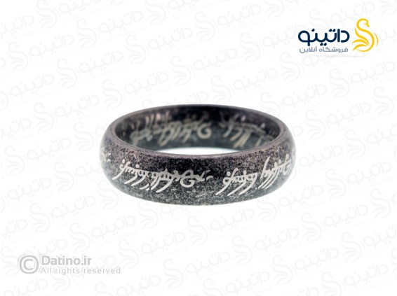 عکس حلقه یگانه ارباب حلقه ها لبه گرد طرح قدیمی 19384 - انواع مدل حلقه یگانه ارباب حلقه ها لبه گرد طرح قدیمی 19384