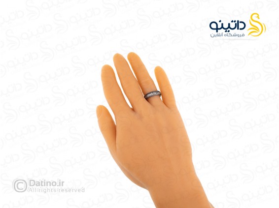 عکس حلقه یگانه ارباب حلقه ها لبه گرد طرح قدیمی 19384 - انواع مدل حلقه یگانه ارباب حلقه ها لبه گرد طرح قدیمی 19384