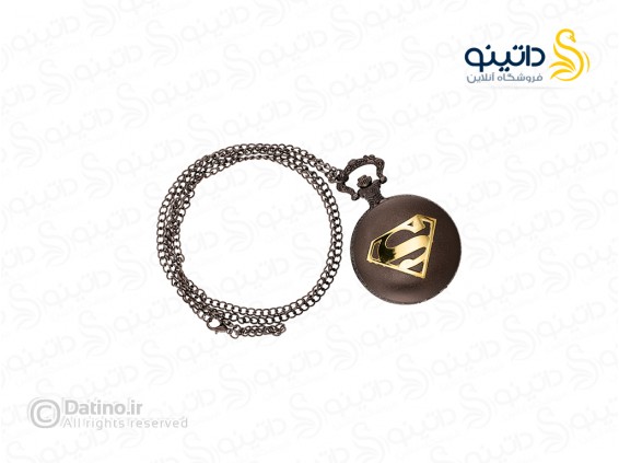 عکس گردنبند ساعت طرح نماد سوپرمن 19385 - انواع مدل گردنبند ساعت طرح نماد سوپرمن 19385