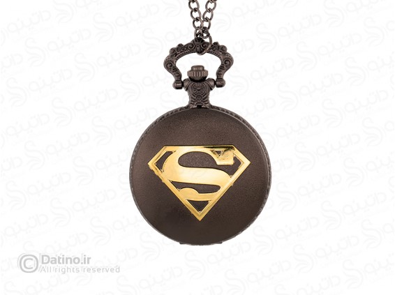 عکس گردنبند ساعت طرح نماد سوپرمن 19385 - انواع مدل گردنبند ساعت طرح نماد سوپرمن 19385