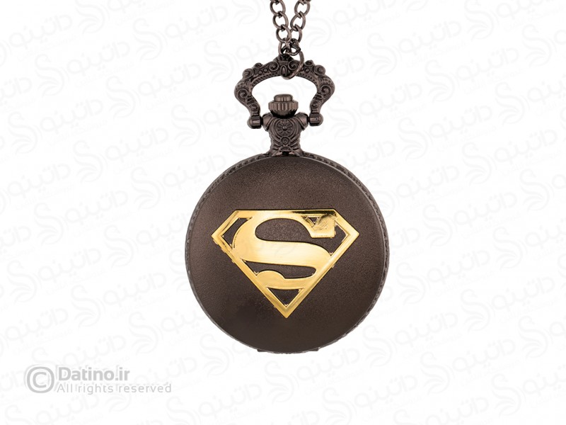 عکس گردنبند ساعت طرح نماد سوپرمن 19385 - انواع مدل گردنبند ساعت طرح نماد سوپرمن 19385
