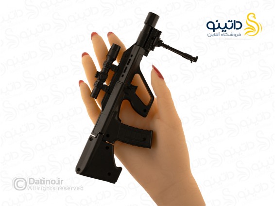 عکس اسباب بازی اسلحه تیر سیلیکونی مدل AUG دوربین دار با پایه 19476 - انواع مدل اسباب بازی اسلحه تیر سیلیکونی مدل AUG دوربین دار با پایه 19476