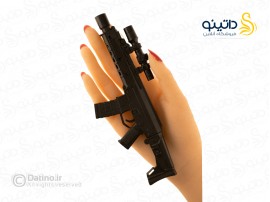 اسباب بازی اسلحه تیر سیلیکونی مدل SCAR دوربین دار 19477