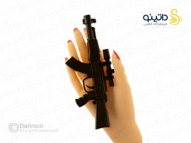 اسباب بازی اسلحه تیر سیلیکونی مدل AK47 دوربین دار 19478