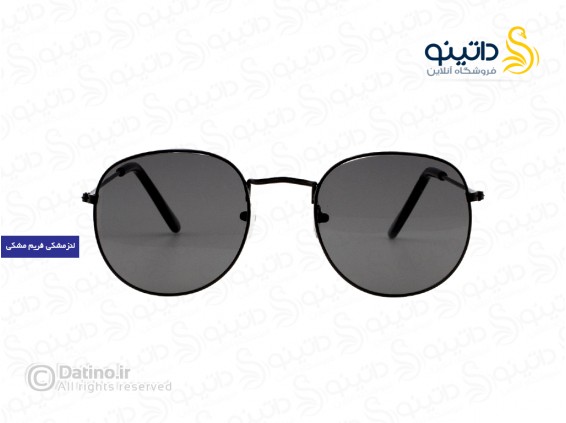 عکس عینک آفتابی لوکس فریم گرد 19547 - انواع مدل عینک آفتابی لوکس فریم گرد 19547