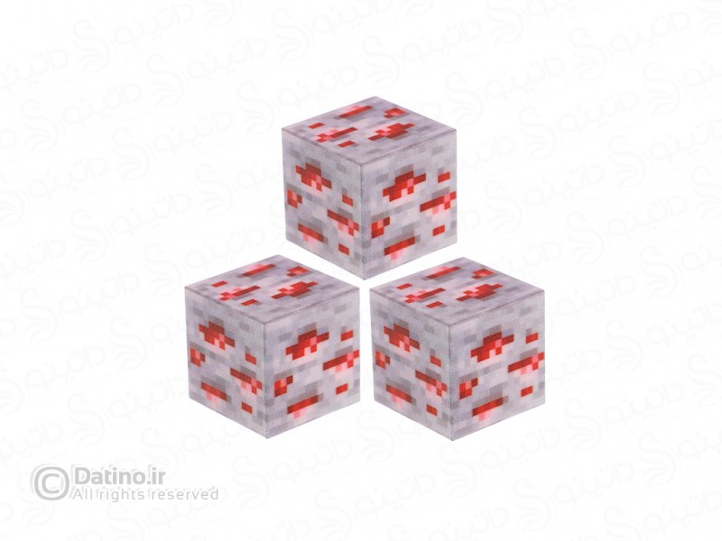 عکس بلوک مغناطیسی ماینکرافت طرح سنگ معدن یاقوت قرمز سه عددی 19618 - انواع مدل بلوک مغناطیسی ماینکرافت طرح سنگ معدن یاقوت قرمز سه عددی 19618