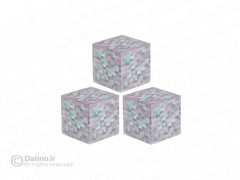عکس بلوک مغناطیسی ماینکرافت طرح سنگ معدن الماس سه عددی 19624 - انواع مدل بلوک مغناطیسی ماینکرافت طرح سنگ معدن الماس سه عددی 19624