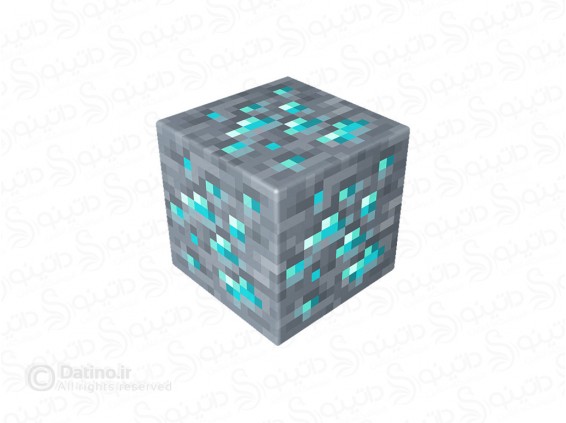 عکس بلوک مغناطیسی ماینکرافت طرح سنگ معدن الماس سه عددی 19624 - انواع مدل بلوک مغناطیسی ماینکرافت طرح سنگ معدن الماس سه عددی 19624