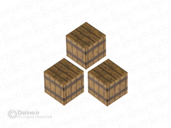 عکس بلوک مغناطیسی ماینکرافت طرح بشکه چوبی سه عددی 19628 - انواع مدل بلوک مغناطیسی ماینکرافت طرح بشکه چوبی سه عددی 19628