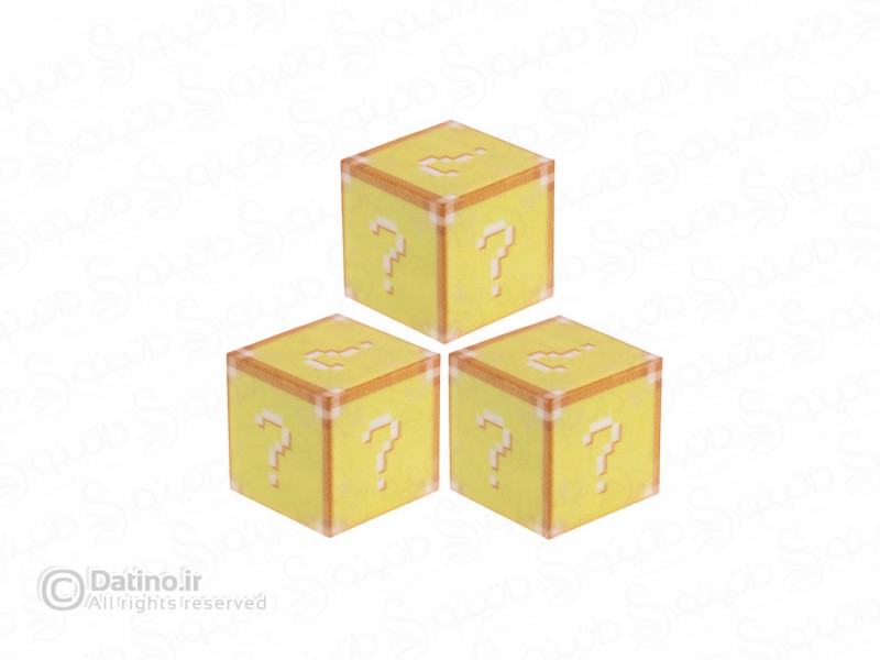 عکس بلوک مغناطیسی ماینکرافت طرح لاکی بلاک سه عددی 19629 - انواع مدل بلوک مغناطیسی ماینکرافت طرح لاکی بلاک سه عددی 19629