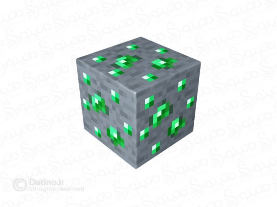 عکس بلوک مغناطیسی ماینکرافت سنگ معدن زمرد سه عددی 19630 - انواع مدل بلوک مغناطیسی ماینکرافت سنگ معدن زمرد سه عددی 19630