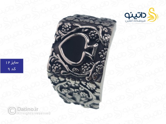 عکس انگشتر مردانه مدل R4 طرح گوتیک 19644 - انواع مدل انگشتر مردانه مدل R4 طرح گوتیک 19644