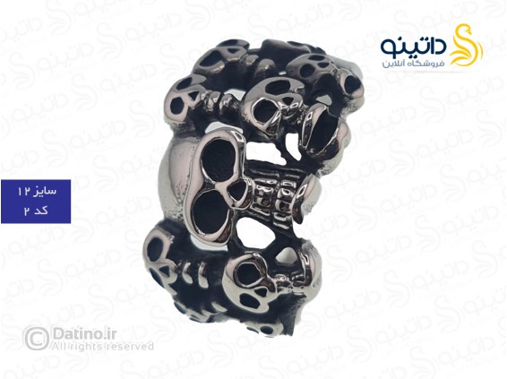 عکس انگشتر مردانه مدل R4 طرح گوتیک 19644 - انواع مدل انگشتر مردانه مدل R4 طرح گوتیک 19644