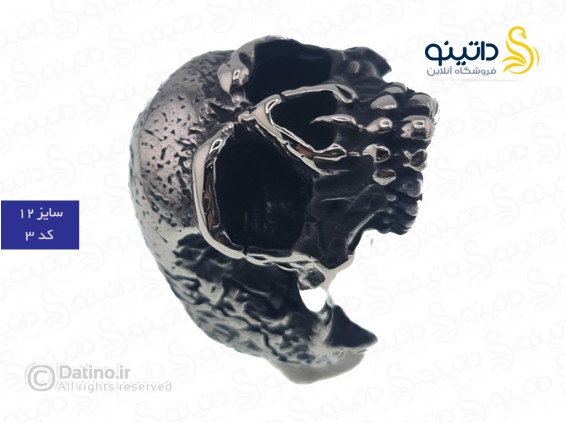 عکس انگشتر مردانه مدل R4 طرح گوتیک 19644 - انواع مدل انگشتر مردانه مدل R4 طرح گوتیک 19644