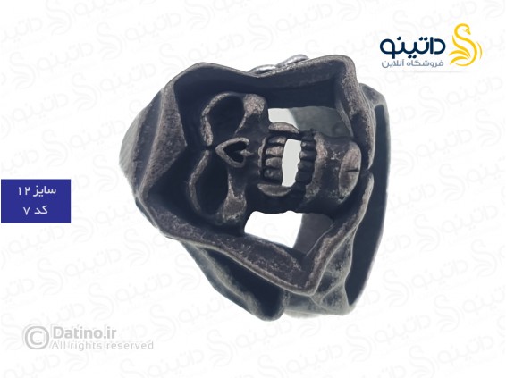 عکس انگشتر مردانه مدل R3 طرح گوتیک 19733 - انواع مدل انگشتر مردانه مدل R3 طرح گوتیک 19733