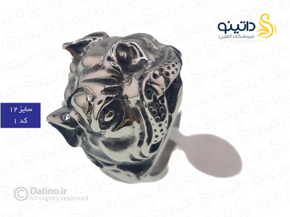 عکس انگشتر مردانه مدل R1 طرح گوتیک 19758 - انواع مدل انگشتر مردانه مدل R1 طرح گوتیک 19758