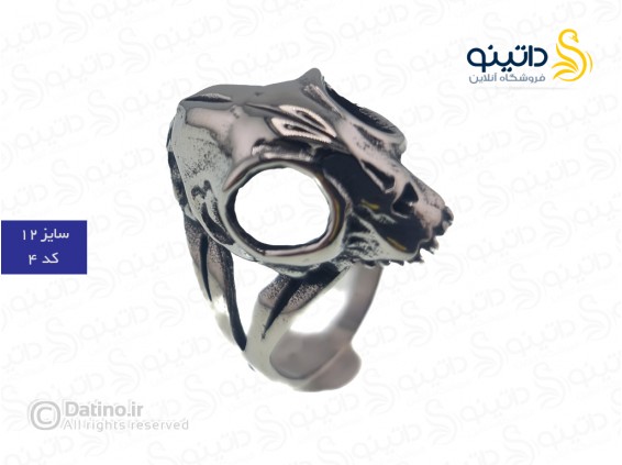 عکس انگشتر مردانه مدل R1 طرح گوتیک 19758 - انواع مدل انگشتر مردانه مدل R1 طرح گوتیک 19758