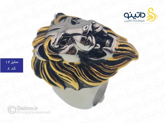 عکس انگشتر مردانه مدل R1 طرح گوتیک 19758 - انواع مدل انگشتر مردانه مدل R1 طرح گوتیک 19758