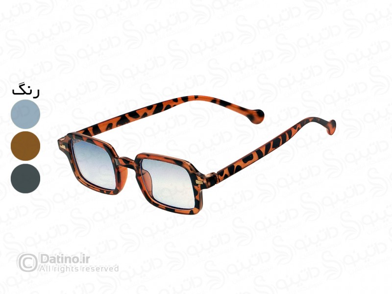 عکس عینک آفتابی مربعی مدل رترو طرح پلنگی 19831 - انواع مدل عینک آفتابی مربعی مدل رترو طرح پلنگی 19831