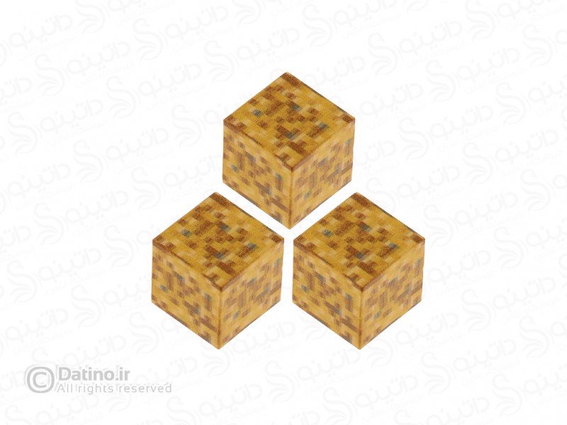 عکس بلوک مغناطیسی ماینکرافت طرح خاک سه عددی 19855 - انواع مدل بلوک مغناطیسی ماینکرافت طرح خاک سه عددی 19855
