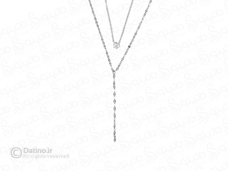 عکس گردنبند زنانه دو لاین طرح ستاره 19862 - انواع مدل گردنبند زنانه دو لاین طرح ستاره 19862