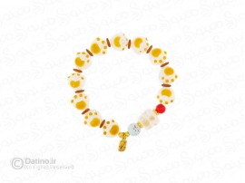 دستبند زنانه مهره ای طرح پنجه گربه کارتونی 19876