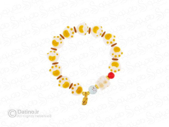 عکس دستبند زنانه مهره ای طرح پنجه گربه کارتونی 19876 - انواع مدل دستبند زنانه مهره ای طرح پنجه گربه کارتونی 19876