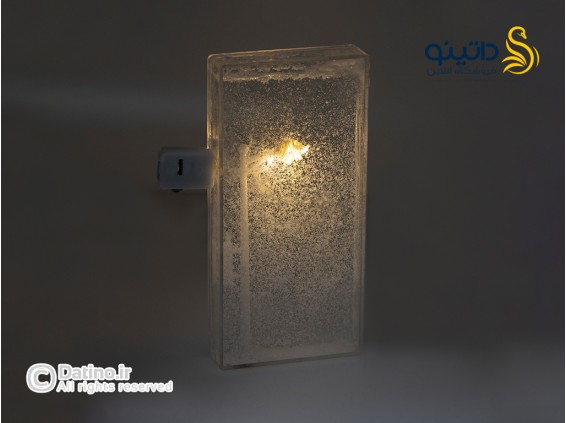 عکس ساختنی چراغ خواب طرح شب برفی 19884 - انواع مدل ساختنی چراغ خواب طرح شب برفی 19884