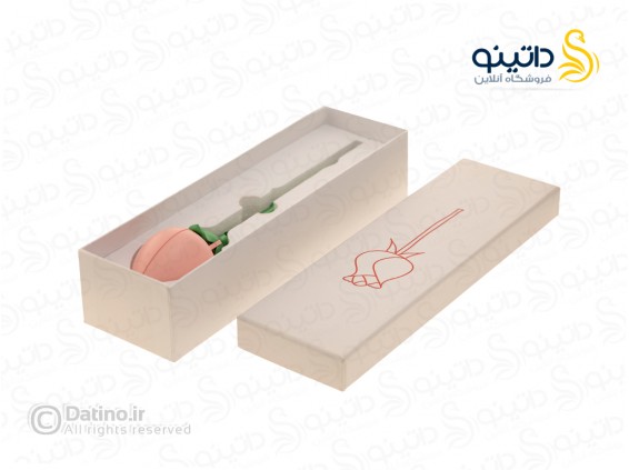 عکس جعبه انگشتر طرح شاخه گل رز جاودان بازشو 19921 - انواع مدل جعبه انگشتر طرح شاخه گل رز جاودان بازشو 19921
