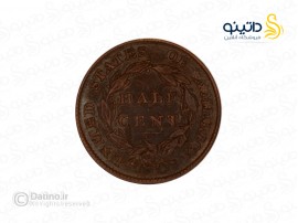 سکه طرح نیم سنتی 1809 کلاسیک هد 19948