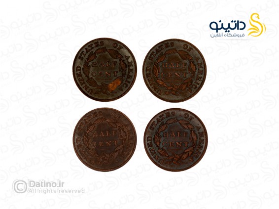 عکس سکه طرح نیم سنتی 1809 کلاسیک هد 19948 - انواع مدل سکه طرح نیم سنتی 1809 کلاسیک هد 19948