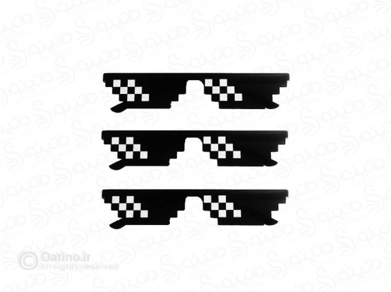عکس عینک آفتابی مردانه و زنانه طرح پیکسلی مجموعه 3 عددی 19986 - انواع مدل عینک آفتابی مردانه و زنانه طرح پیکسلی مجموعه 3 عددی 19986