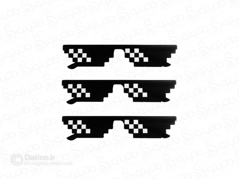 عکس عینک آفتابی مردانه و زنانه طرح پیکسلی مجموعه 3 عددی 19986 - انواع مدل عینک آفتابی مردانه و زنانه طرح پیکسلی مجموعه 3 عددی 19986