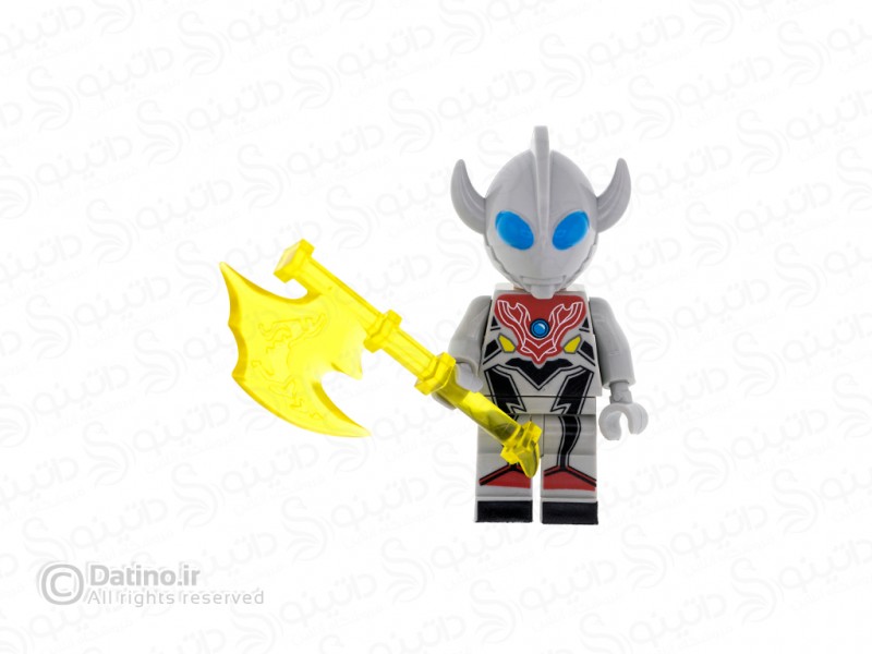 عکس مینی فیگور طرح اولترامن و تبر C18 - انواع مدل مینی فیگور طرح اولترامن و تبر C18