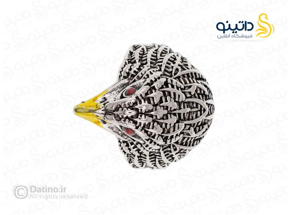عکس انگشتر مردانه طرح عقاب چشم سرخ 20061 - انواع مدل انگشتر مردانه طرح عقاب چشم سرخ 20061