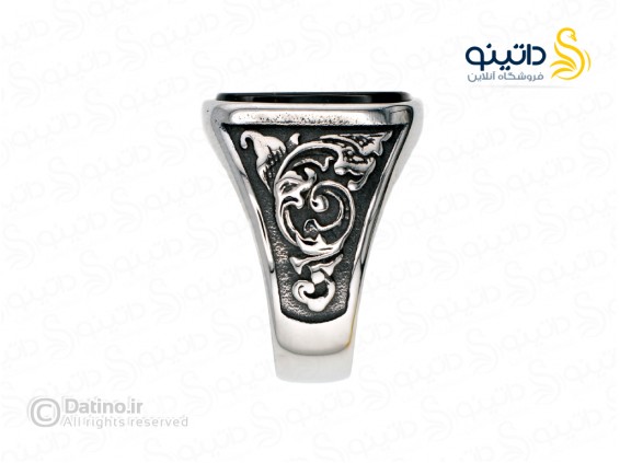 عکس انگشتر مردانه طرح چرم و چوب کلاسیک 20077 - انواع مدل انگشتر مردانه طرح چرم و چوب کلاسیک 20077
