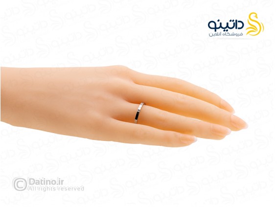عکس حلقه زنانه طرح باریک کلاسیک 20108 - انواع مدل حلقه زنانه طرح باریک کلاسیک 20108