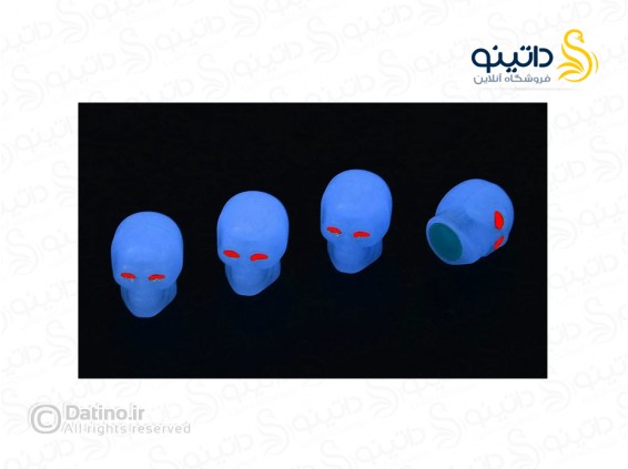 عکس سر والف لاستیک خودرو و دوچرخه طرح جمجمه مدل شب تاب مجموعه 4 عددی 20139 - انواع مدل سر والف لاستیک خودرو و دوچرخه طرح جمجمه مدل شب تاب مجموعه 4 عددی 20139