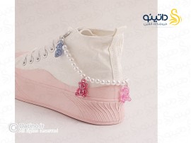 آویز بند کفش مهره ای زنانه طرح خرس پاستیلی 20151