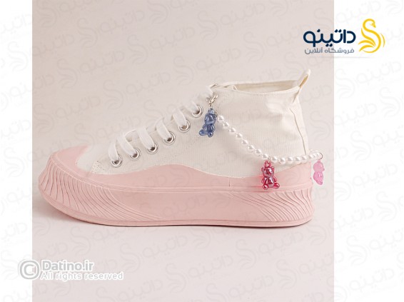 عکس آویز بند کفش مهره ای زنانه طرح خرس پاستیلی 20151 - انواع مدل آویز بند کفش مهره ای زنانه طرح خرس پاستیلی 20151