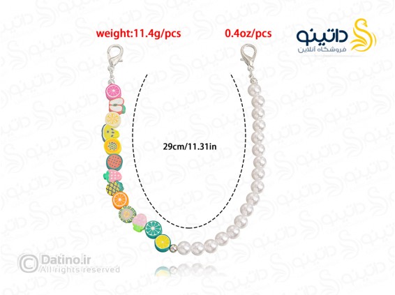 عکس آویز بند کفش مهره فیمو طرح میوه 20152 - انواع مدل آویز بند کفش مهره فیمو طرح میوه 20152