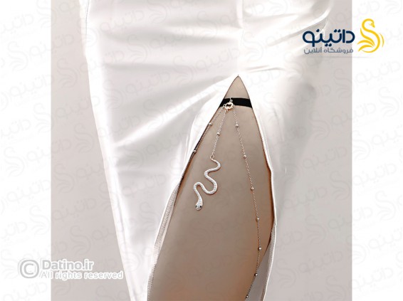 عکس زنجیر ران زنانه طرح مار 20153 - انواع مدل زنجیر ران زنانه طرح مار 20153