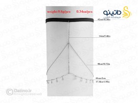 زنجیر ران زنانه طرح آویز ستاره 20154