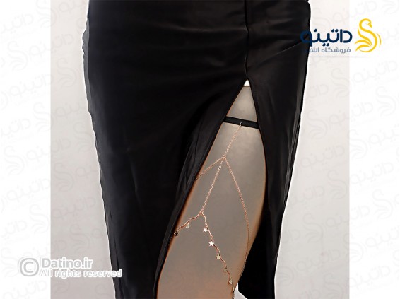 عکس زنجیر ران زنانه طرح آویز ستاره 20154 - انواع مدل زنجیر ران زنانه طرح آویز ستاره 20154