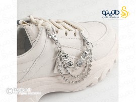 آویز بند کفش زنانه سه لاین طرح جمجمه دزدان دریایی 20159