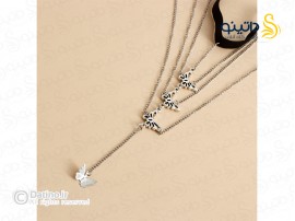 زنجیر ران زنانه چند لاین طرح آویز پروانه 20160