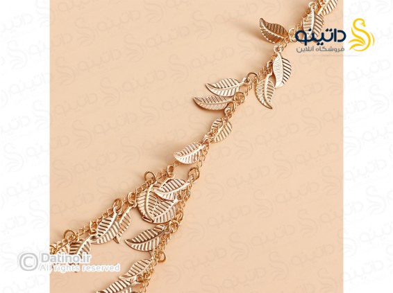 عکس زنجیر ران زنانه طرح برگ 20162 - انواع مدل زنجیر ران زنانه طرح برگ 20162